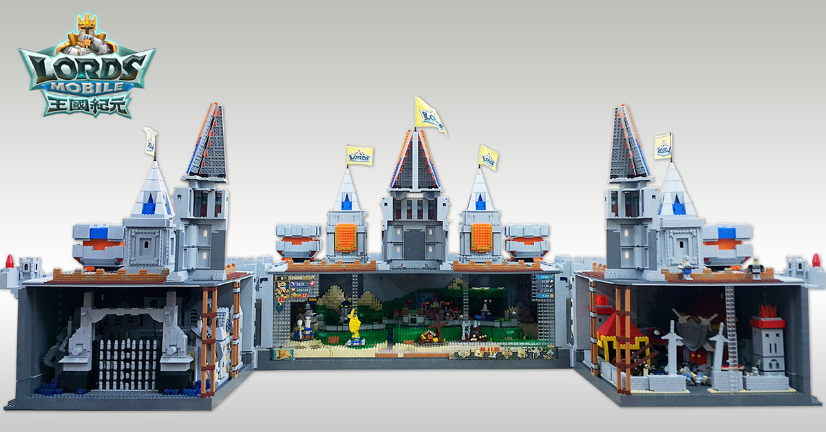 台湾年轻乐高冠军挑战自我 12万颗元件打造《王国纪元》超大「变型城堡」